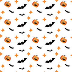 halloween seamless pattern design