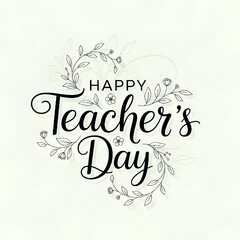 Obraz premium Happy World Teacher's day