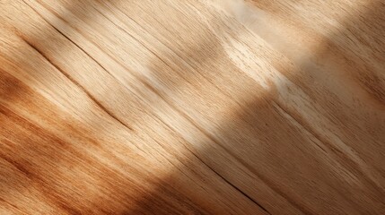 Minimalist Wood Surface with Soft Lighting and Natural Texture