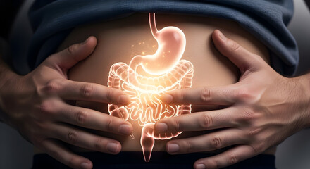 Human Digestive Anatomy Visualization: Understanding the Complex System of the Stomach and Intestines for Health and Wellness Awareness