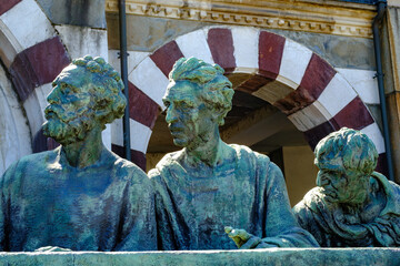 Obraz premium Cimitero Monumentale, Milan, Italy: the Campari tomb