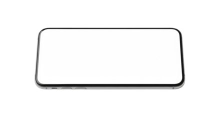 Blank smartphone screen mockup image
