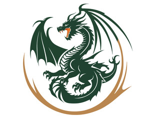 Dragon Art, Intricate Powerful and Ready for Print or Web, Sharp Details. Strong Identity. Timeless Design (1)