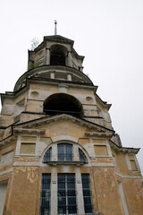 old ruined church tower