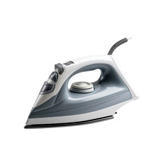 electric iron on transparent background, cutout