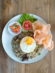 fried rice with egg and vegetables