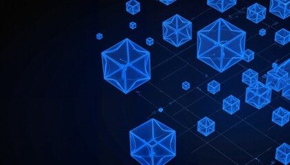 Abstract wave pattern in blue and green on white background  