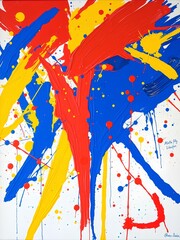 abstract watercolor background with splashes