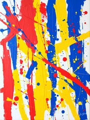 abstract colorful background with splashes