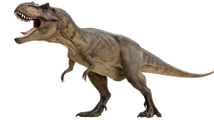 Tyrannosaurus rex isolated on transparent PNG background