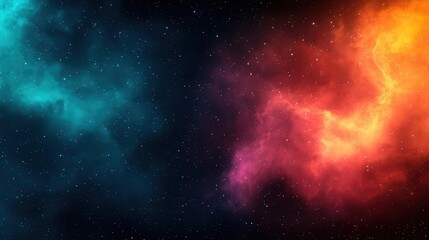 Fototapeta premium Minimal starfield with layered transparency, modern digital style