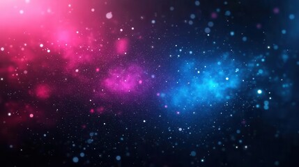 Galaxy cluster in tiny white dot pattern, minimal cosmic density concept