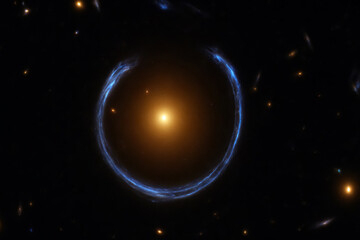 Spirograph Nebula IC 418, a planetary nebula in the Lepus constellation, showing colorful concentric rings, glowing shells of ionized gas, and intricate deep space cosmic structures