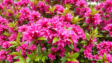 Fototapeta premium Abundant pink flowers of Weigela florida in mid May
