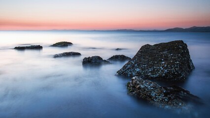 Obraz premium sunrise over the sea