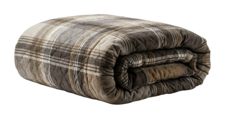 Cozy blanket for winter nights home product indoor comfort and warmth isolated PNG