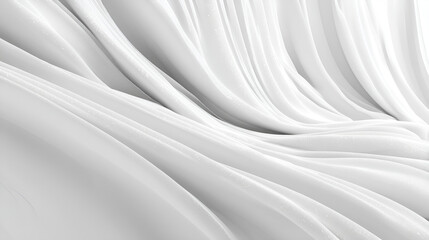 Obraz premium White layered curved shapes form an abstract textured background with subtle glittery specks