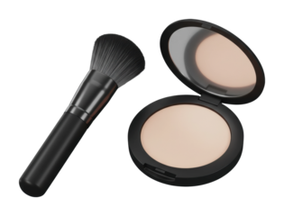 Makeup application demonstration studio beauty product elegant professional techniques for flawless skin isolated PNG