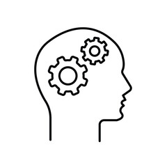 Thinking Man vector icon