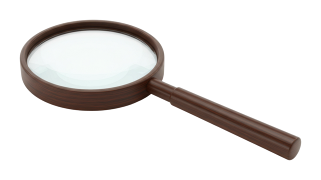 Exploring magnification techniques laboratory analysis controlled environment scientific concept isolated PNG