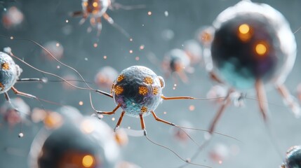 microscopic metallic sphere cluster