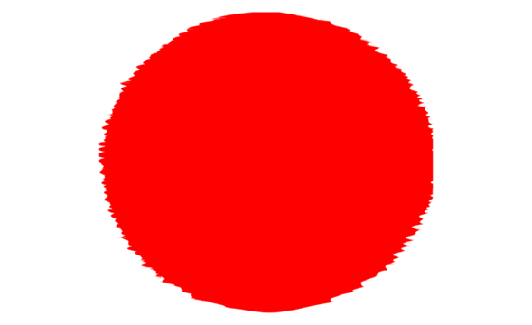 Red vertical oval ellipse shape for abstract art, symbol, background highlight, and sticker element.