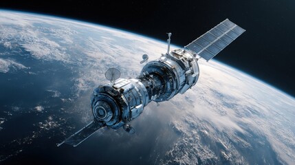 space station orbiting earth