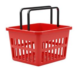 Shopping basket retail store product display indoor consumerism isolated PNG