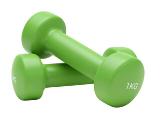 Weightlifting session with dumbbells home gym fitness equipment indoor strength training techniques isolated PNG