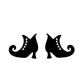  Witch shoes silhouette