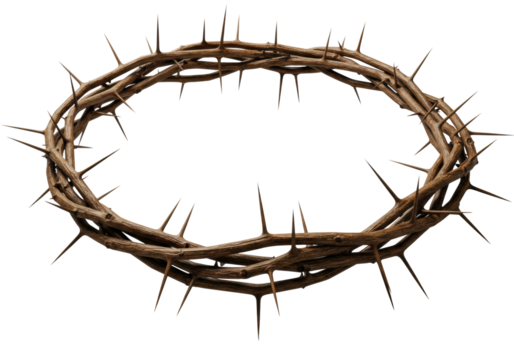 Symbolic representation of suffering artistic rendering spiritual concept isolated PNG