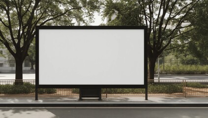 Obraz premium advertising, banner, billboard, blank, mockup, design, 