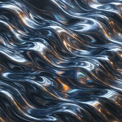 Obraz premium Metallic Jelly Surreal Abstract Background