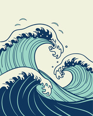 &ldquo;Seamless Ocean Wave Pattern &ndash; Abstract Blue Sea Water Texture Background&rdquo;