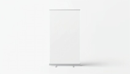 Blank display stand for advertising mockup