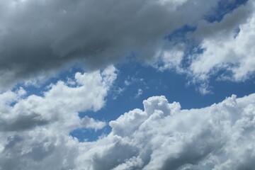 blue sky with clouds