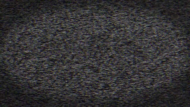 TV noise.