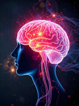 neuroplasticity of dreams, dream reshaping brain, REM learning flow, cognitive dreamwork, sleeping mind growth, surreal brain sculpting A glowing, dream-infused brain morphing and