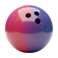 Dynamic bowling action bowling alley sports equipment indoor environment vibrant colors isolated PNG