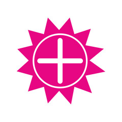 peace symbol made of colorful paper