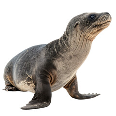 A Cotylorhynchus a Permian period synapsid isolated on a transparent background png