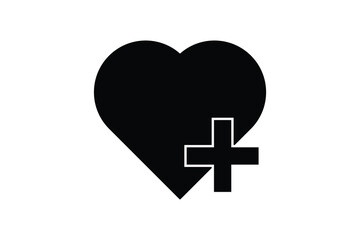 Obraz premium add to favorite heart icon plus, favorite heart icon with plus icon. heart with plus icon.