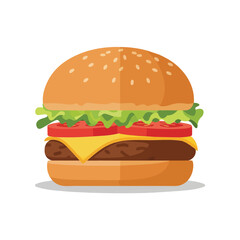 Hamburger vector design
