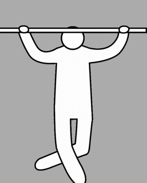 illustration of a man holding a rope