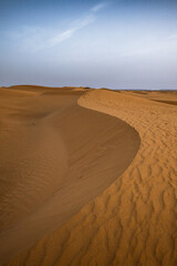 Dune of Sahara desert.