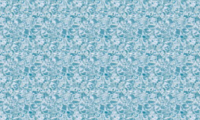 A close-up of a blue abstract water texture for a cold, clean background