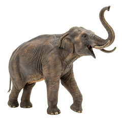 Obraz premium The giant prehistoric proboscidean Stegodon mammal isolated on a transparent background png