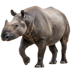 Obraz premium The large prehistoric South American mammal Toxodon isolated on a transparent background png