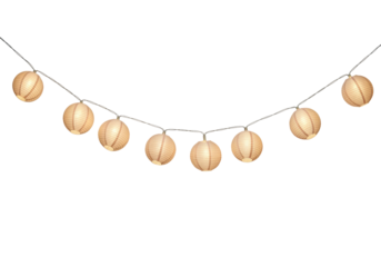 Decorative lanterns illuminating event space outdoor venue photograph nighttime aesthetic lighting isolated PNG