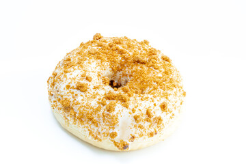 Glazed and decorated donuts perfect for a sweet treat or dessert